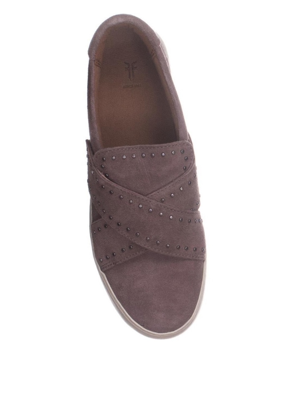 Beautiful Frye Nina Women's Stud Slip On Mauve Suede; size 11. New without box.
